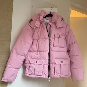 GANNI Pink Puffer